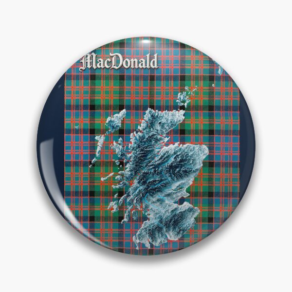 Item preview, Scotland Map and Clan MacDonald Tartan designed and sold by davidelder.