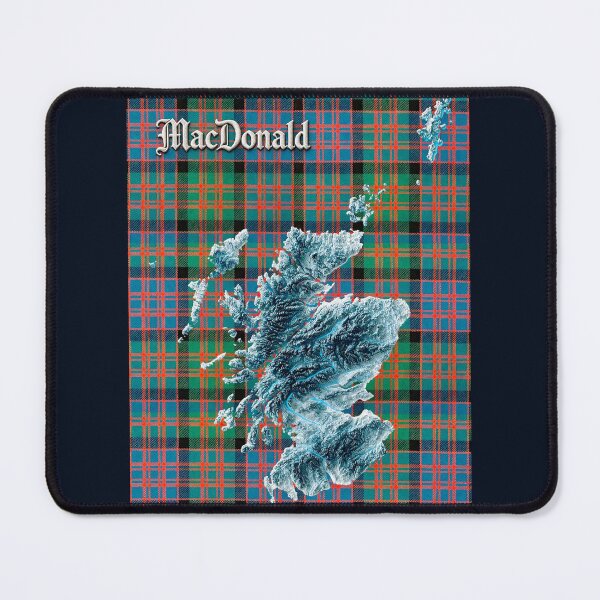 Item preview, Scotland Map and Clan MacDonald Tartan designed and sold by davidelder.