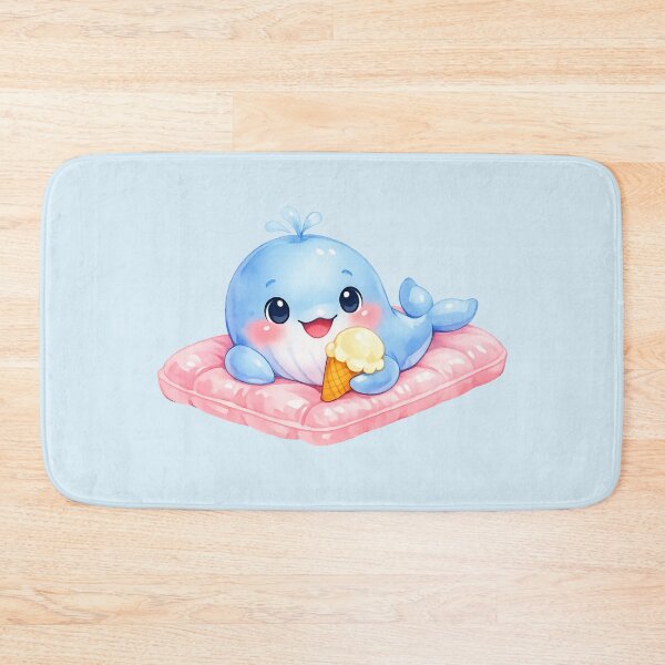 Item preview, Kawaii Whale on Pool Float  designed and sold by DariaCraft.