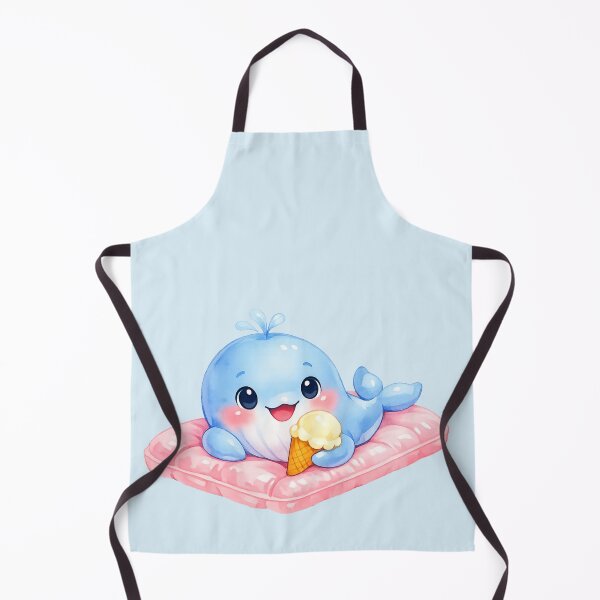 Item preview, Kawaii Whale on Pool Float designed and sold by DariaCraft.