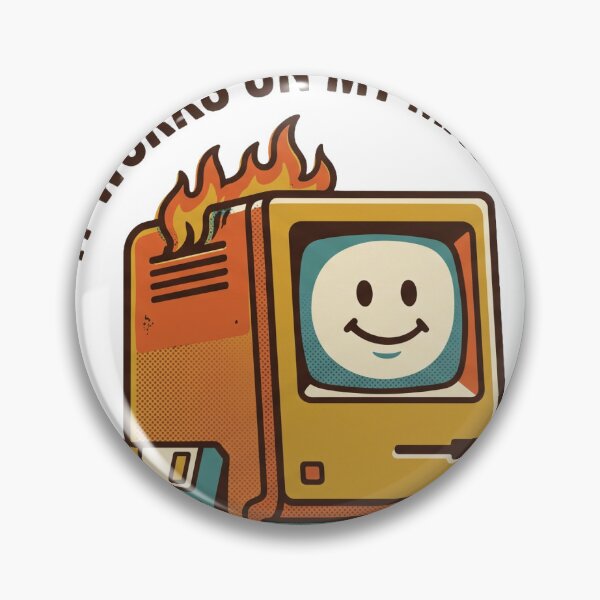 Item preview, It Works On My Machine Retro Programmer designed and sold by Ninjacatoff.
