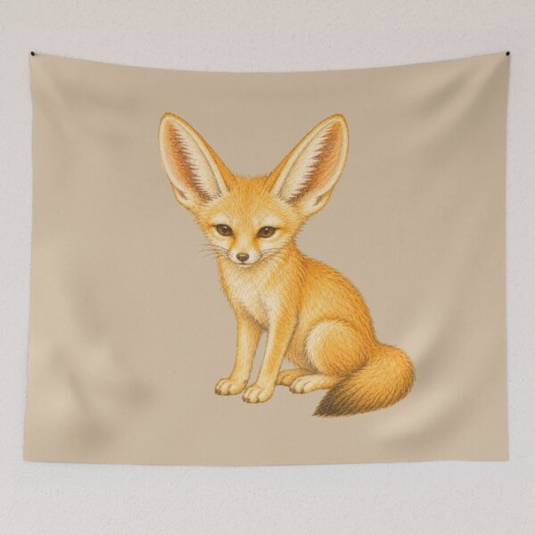 Item preview, Saharan Fennec designed and sold by JOANNASKAH.