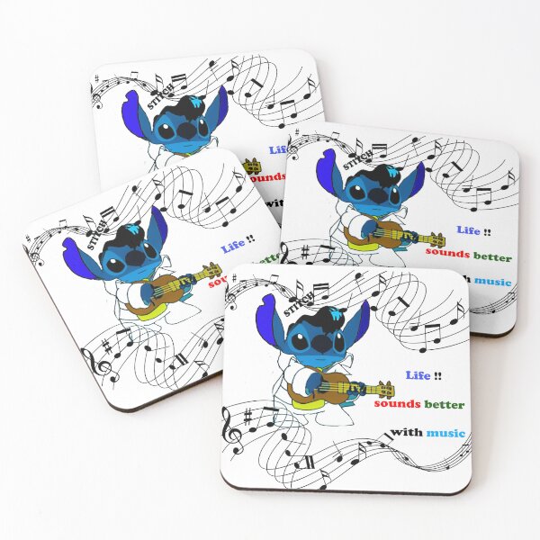 Item preview, Cute Blue Alien Guitar Player – Funny Music Lover Quote designed and sold by say_li03.