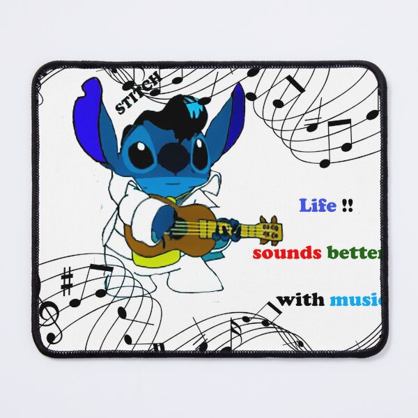 Item preview, Cute Blue Alien Guitar Player – Funny Music Lover Quote designed and sold by say_li03.