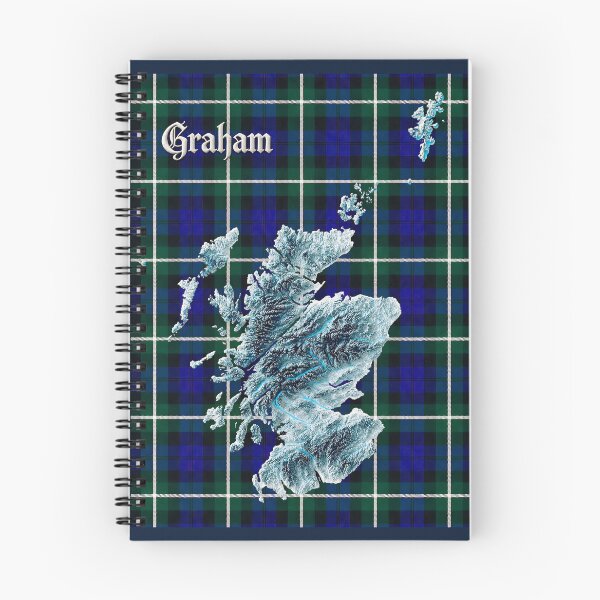 Item preview, Scotland Map and Clan Graham Tartan designed and sold by davidelder.