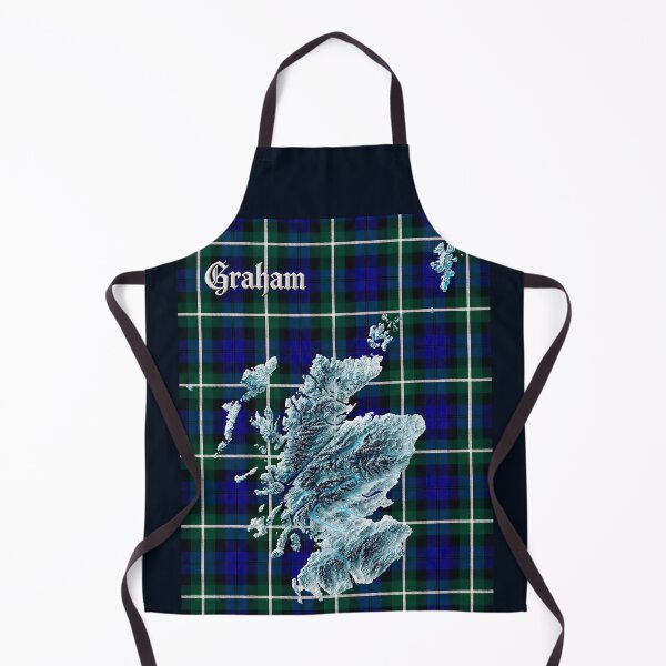 Item preview, Scotland Map and Clan Graham Tartan designed and sold by davidelder.