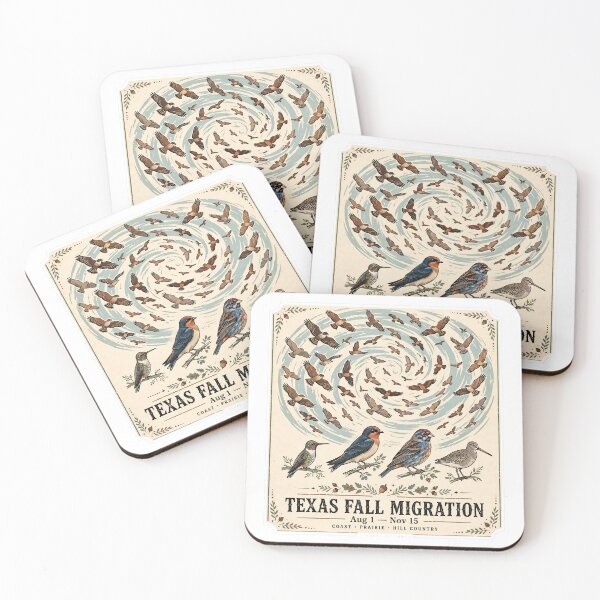 Item preview, Texas Fall Migration Vintage Texas Birdwatcher Gift designed and sold by Neurospicy Trolls.