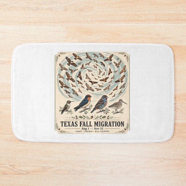 Item preview, Texas Fall Migration Vintage Texas Birdwatcher Gift designed and sold by Neurospicy Trolls.