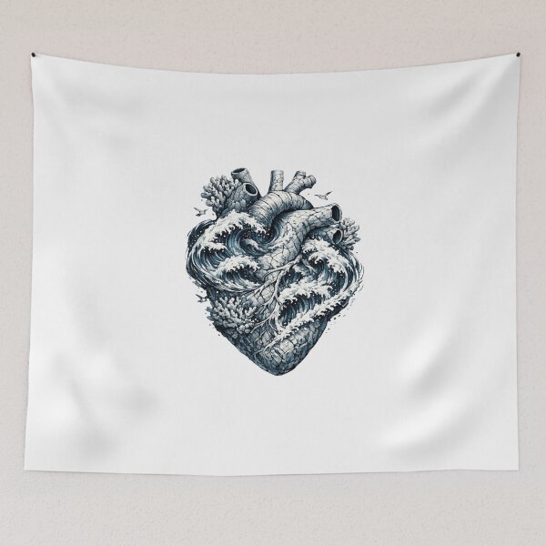 Item preview, Heart waves of the Blue Ocean - Heart of the ocean  designed and sold by SOUFIANE1991.