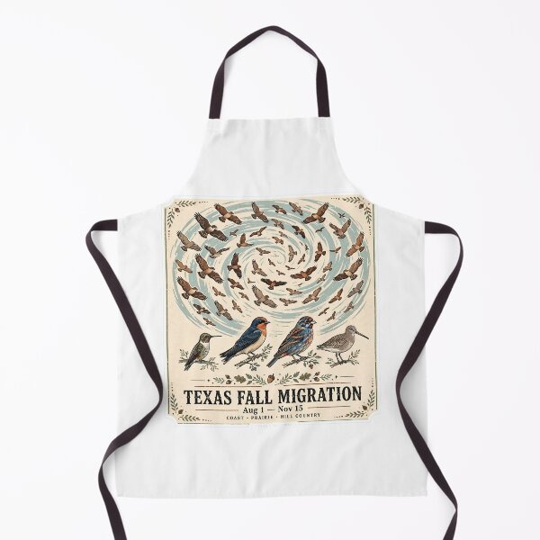 Item preview, Texas Fall Migration Vintage Texas Birdwatcher Gift designed and sold by Neurospicy Trolls.