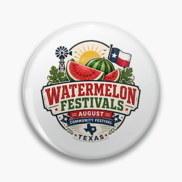 Item preview, Watermelon Festival Celebration Texas August designed and sold by IRON WINGS /USAF.