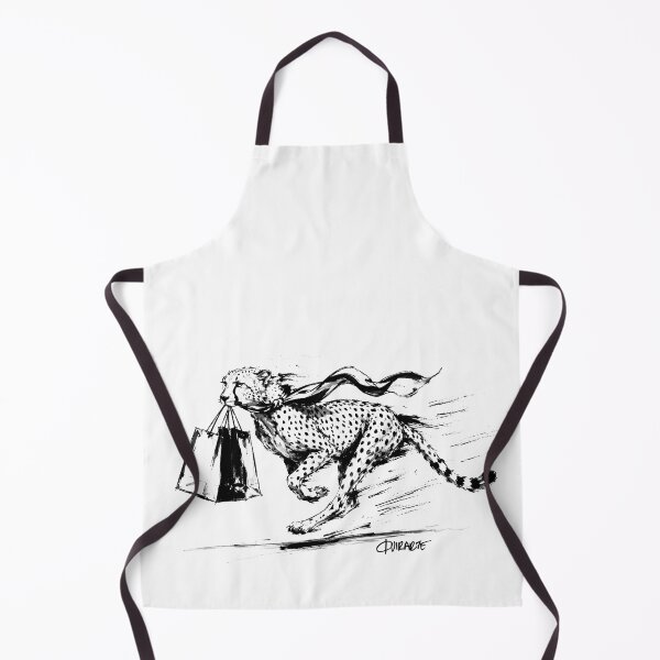 Item preview, Fast Fashion Shopping Cheetah Ink Sketch designed and sold by ferquirarte.