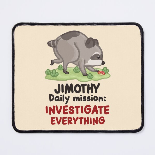 Item preview, Jimothy Investigate Everything Dark Font Version designed and sold by Khotekmei.