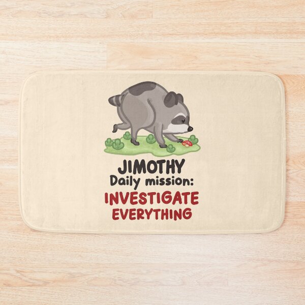 Item preview, Jimothy Investigate Everything Dark Font Version designed and sold by Khotekmei.