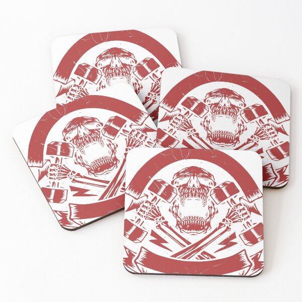 Item preview, Skull Lumberjack Emblem | Vintage Woodcutter Gothic Design designed and sold by marzanadosin.