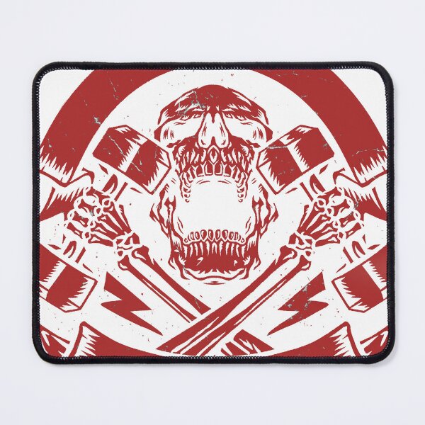 Item preview, Skull Lumberjack Emblem | Vintage Woodcutter Gothic Design designed and sold by marzanadosin.
