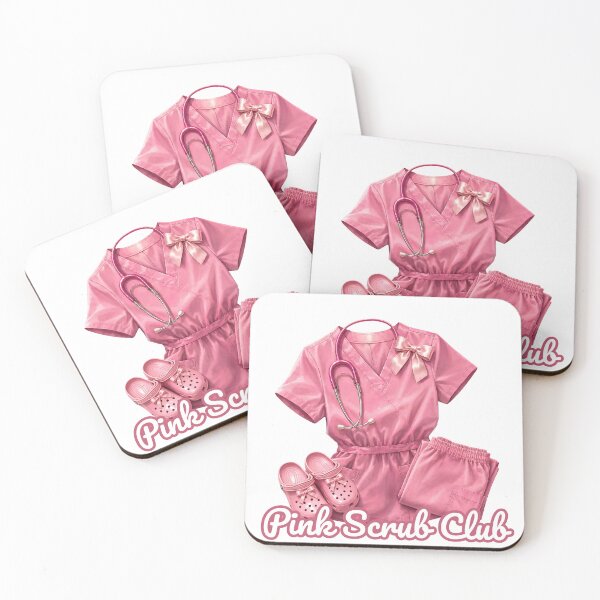 Item preview, Pink Scrub Club Barbiecore Nurse Coquette Nurse Gift Y2K Nurse designed and sold by Neurospicy Trolls.