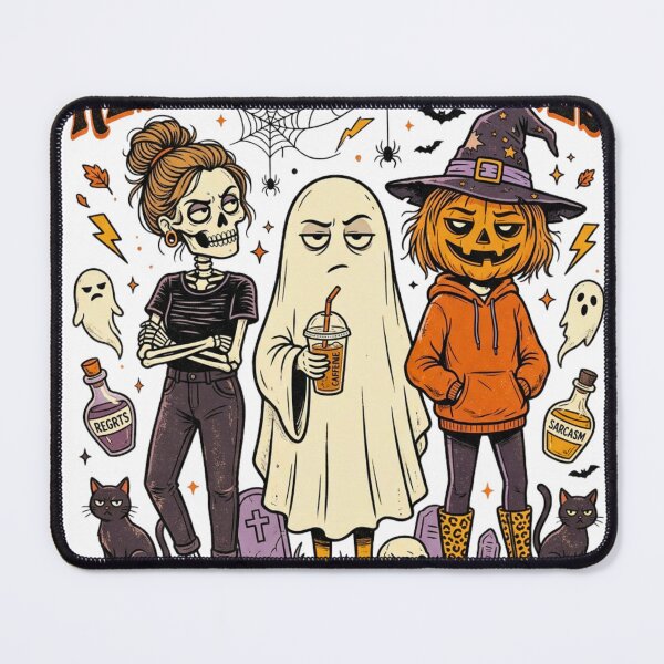 Item preview, Resting Witch Faces Approach With Coffee - Funny Sarcastic Halloween designed and sold by BumbleBloom7.
