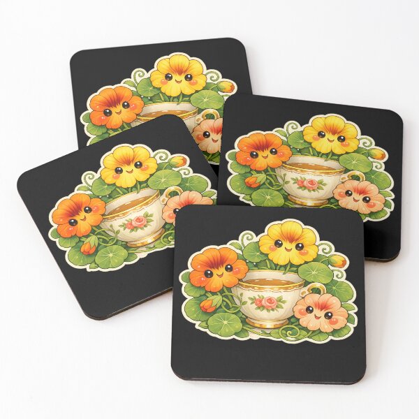 Item preview, Nasturtium and botanical illustration designed and sold by DamioPolArt.