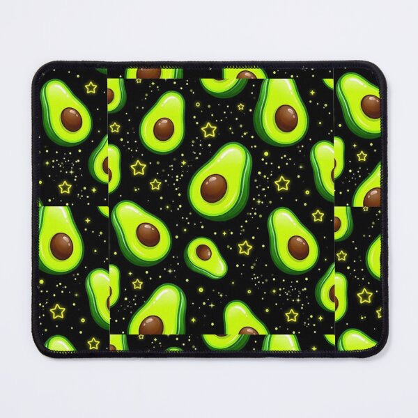 Item preview, Cute Avocado and Glowing Stars Seamless Pattern - Cosmic Fruit Vector Art2 designed and sold by GrimNest.
