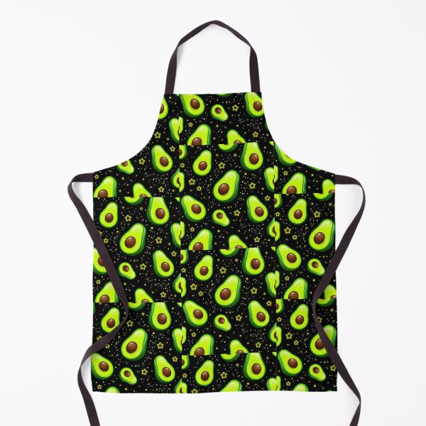 Item preview, Cute Avocado and Glowing Stars Seamless Pattern - Cosmic Fruit Vector Art2 designed and sold by GrimNest.
