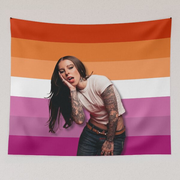 Item preview, Young Miko Lesbian Flag designed and sold by moonna designs.