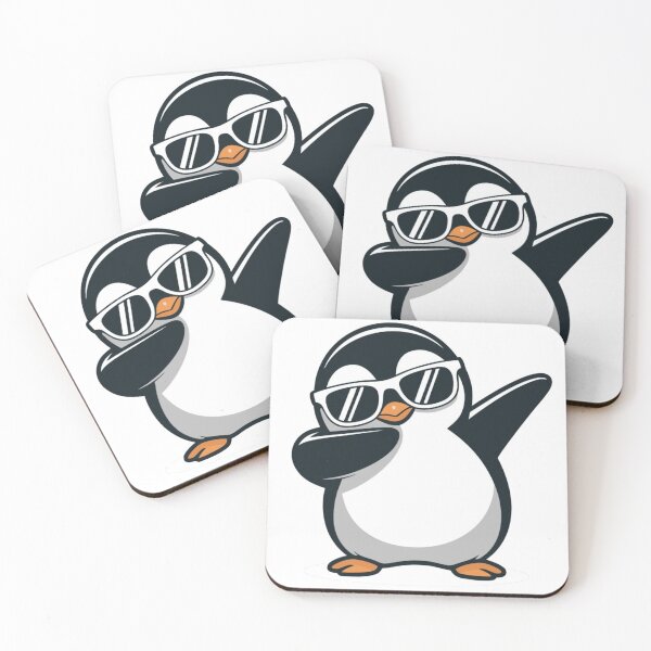 Item preview, Cool Dabbing Penguin Funny Cartoon Animal Design Emote designed and sold by A to Z.