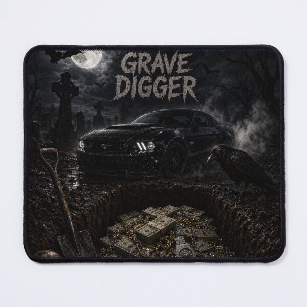 Item preview, Grave Digger Gangsta on a Moonlit Night designed and sold by Trans4med.