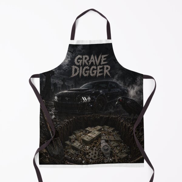Item preview, Grave Digger Gangsta on a Moonlit Night designed and sold by Trans4med.
