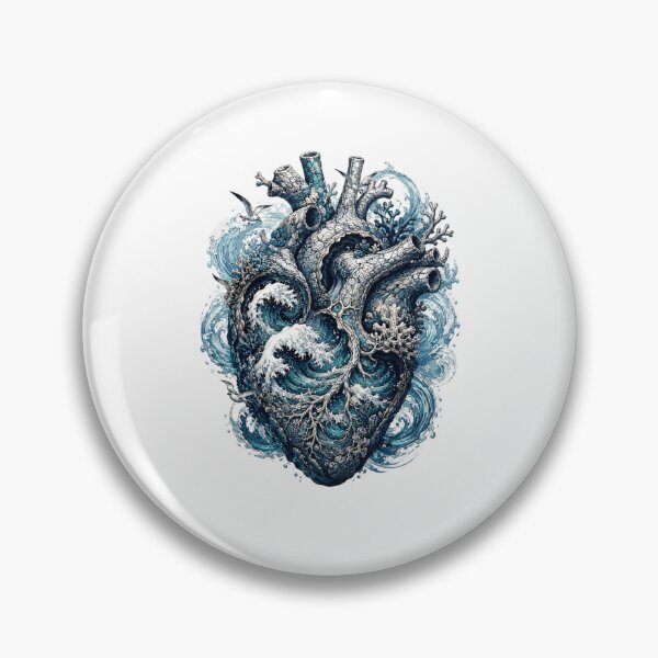 Item preview, Heart waves of the Blue Ocean - Heart of the ocean  designed and sold by SOUFIANE1991.