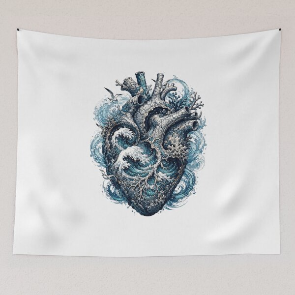 Item preview, Heart waves of the Blue Ocean - Heart of the ocean  designed and sold by SOUFIANE1991.