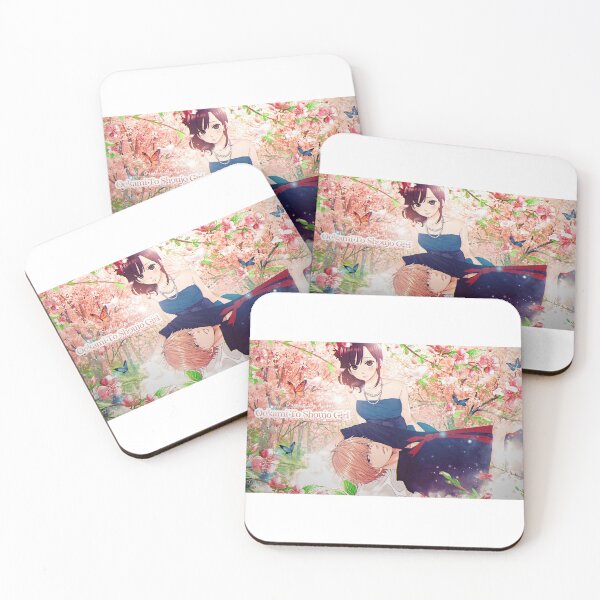 Item preview, Romantic Anime Couple in Cherry Blossom Garden designed and sold by AJ Valle Visuals.
