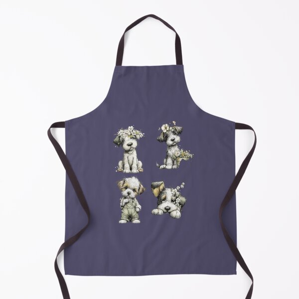 Item preview, 4 puppies and flowers designed and sold by Palmtree94.