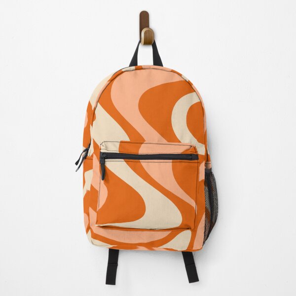 Item preview, Liquid Swirl Retro Abstract in oranges tones, Cream, and White designed and sold by Differenceee.