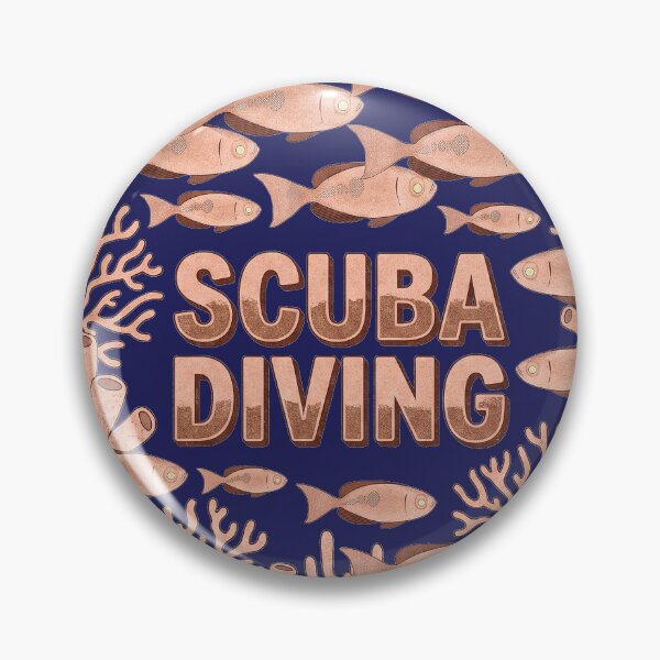 Item preview, Scuba Diving Coral Reef Marine Life Ocean Diver Vintage Graphic designed and sold by KiwiRider.