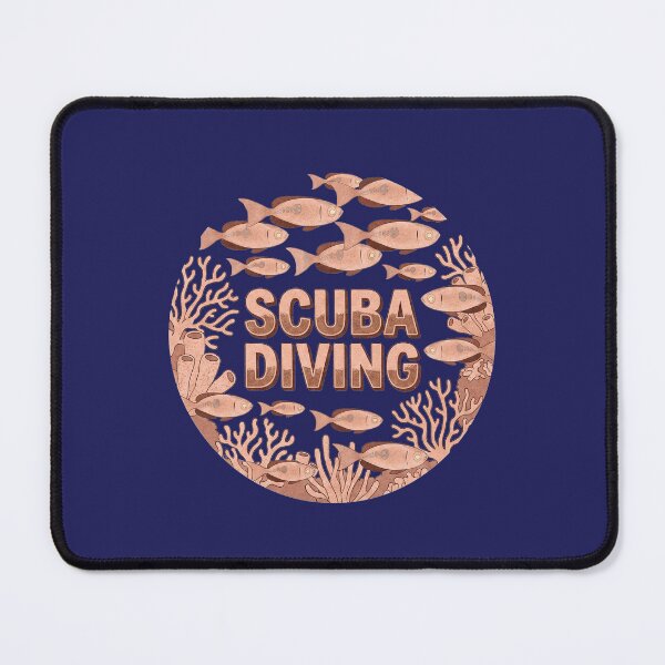 Item preview, Scuba Diving Coral Reef Marine Life Ocean Diver Vintage Graphic designed and sold by KiwiRider.