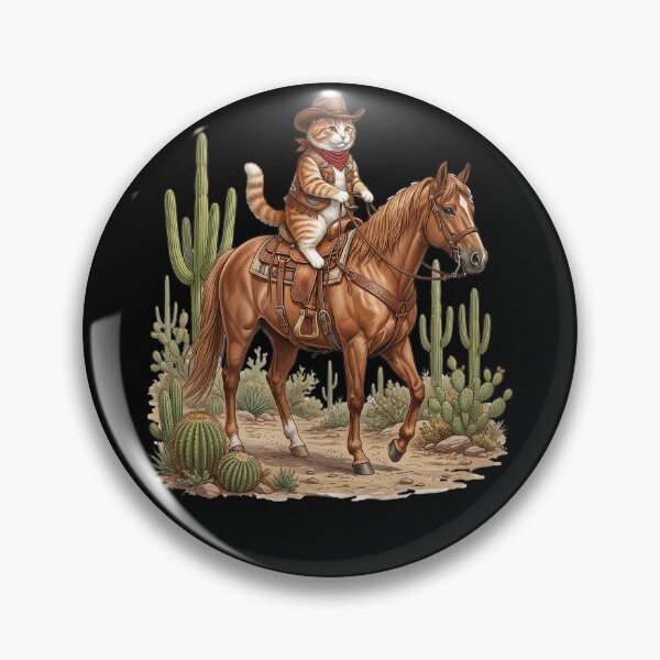 Item preview, Cat as a cowboy designed and sold by ReneMM.