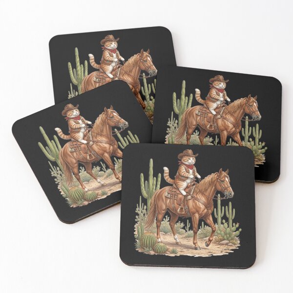 Item preview, Cat as a cowboy designed and sold by ReneMM.
