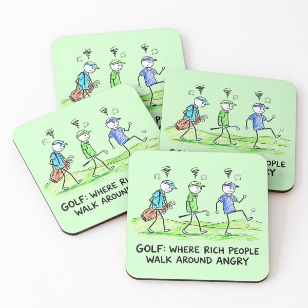 Item preview, Golf: Where Rich People Walk Around Angry designed and sold by ThreadRiotTees.