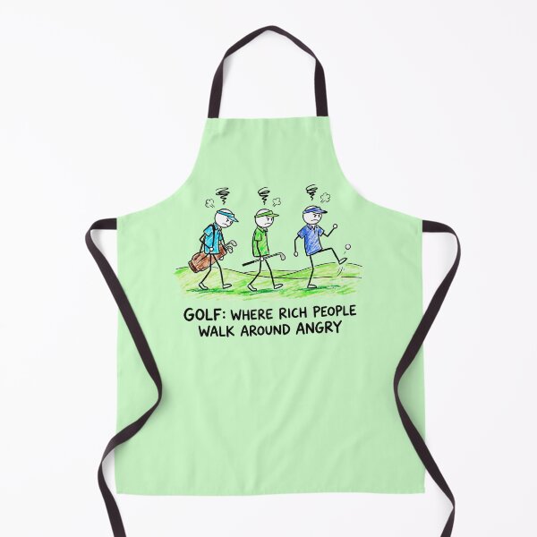 Item preview, Golf: Where Rich People Walk Around Angry designed and sold by ThreadRiotTees.