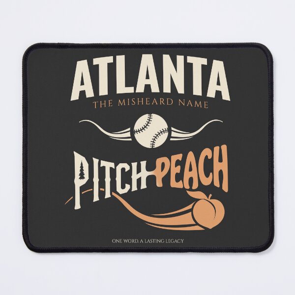 Item preview, Atlanta Pitch to Peach - Vintage Baseball Dark Edition designed and sold by MASMUS27.