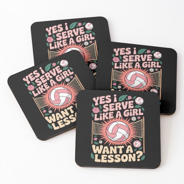 Item preview, YES I SERVE LIKE A GIRL — WANT A LESSON? designed and sold by jkrphoto.