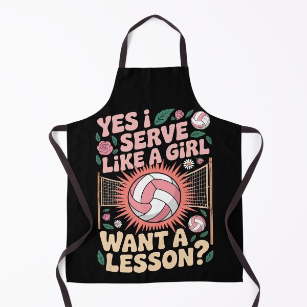 Item preview, YES I SERVE LIKE A GIRL — WANT A LESSON? designed and sold by jkrphoto.