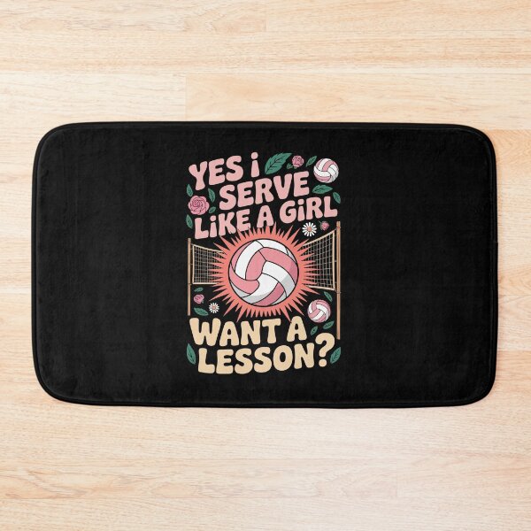 Item preview, YES I SERVE LIKE A GIRL — WANT A LESSON? designed and sold by jkrphoto.