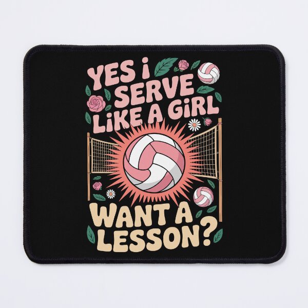 Item preview, YES I SERVE LIKE A GIRL — WANT A LESSON? designed and sold by jkrphoto.