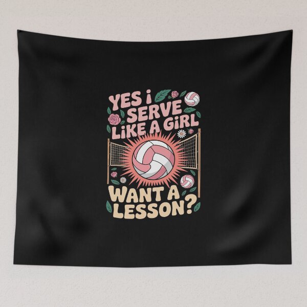 Item preview, YES I SERVE LIKE A GIRL — WANT A LESSON? designed and sold by jkrphoto.