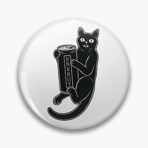 Item preview, Energy Drink Cat designed and sold by Izzib-.