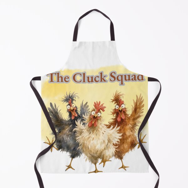 Item preview, The Cluck Squad Funny Chicken Design designed and sold by Sela Art .