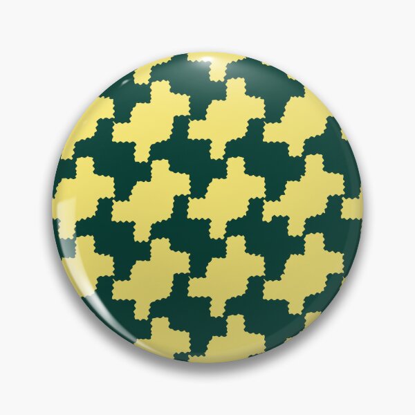 Item preview, Dark Green and Butter Crinkle Houndstooth designed and sold by STUDIO MORE Los Angeles.