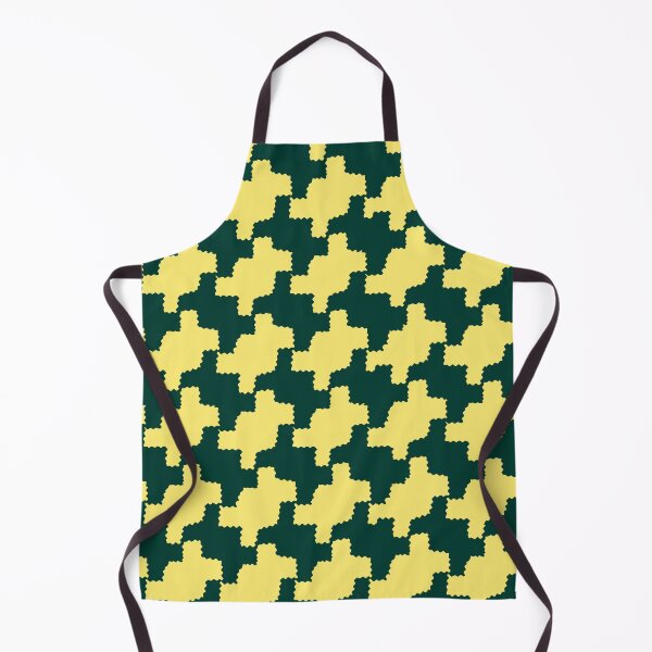 Item preview, Dark Green and Butter Crinkle Houndstooth designed and sold by STUDIO MORE Los Angeles.